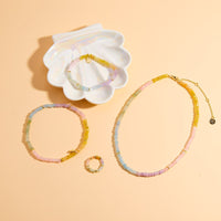 Ombre Rainbow Stretch Anklet Gallery Thumbnail