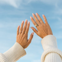 Wide Ribbed Heart Ring Gallery Thumbnail