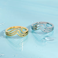 Triple Wave Ring Gallery Thumbnail