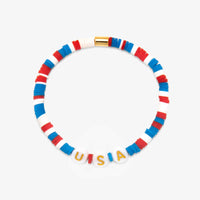 USA Disc Stretch Bracelet Gallery Thumbnail