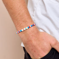 USA Disc Stretch Bracelet Gallery Thumbnail