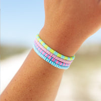 Bubblegum Seascape Stretch Bracelet Gallery Thumbnail