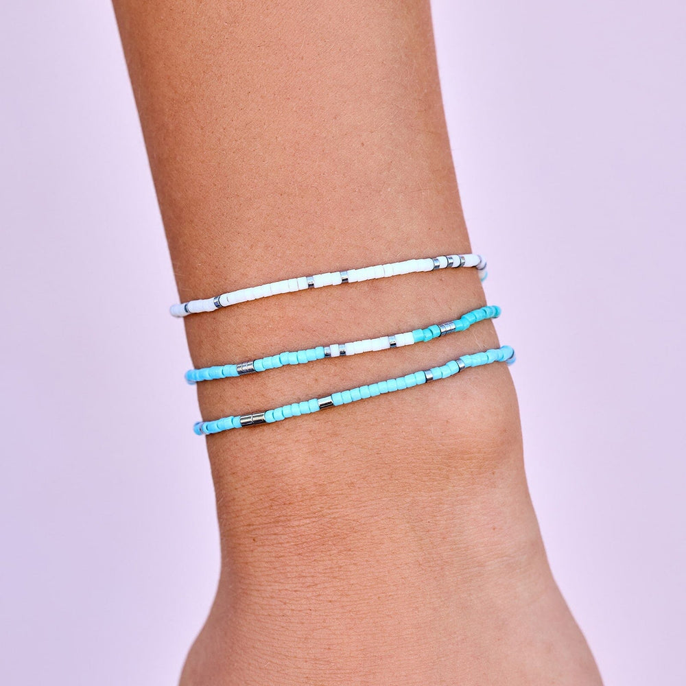 Seafoam Dream Stretch Bracelet Set of 3 2