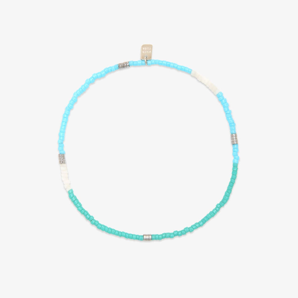 Seafoam Dream Stretch Anklet 1