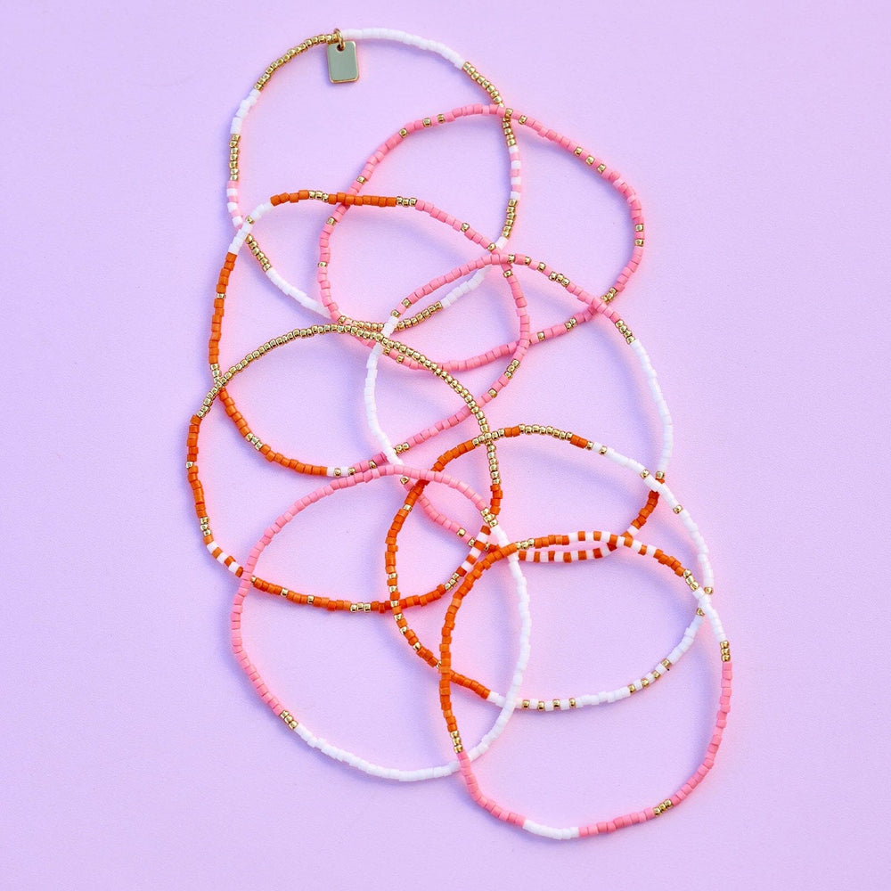 Warm Breeze Stretch Bracelet Set of 8 4