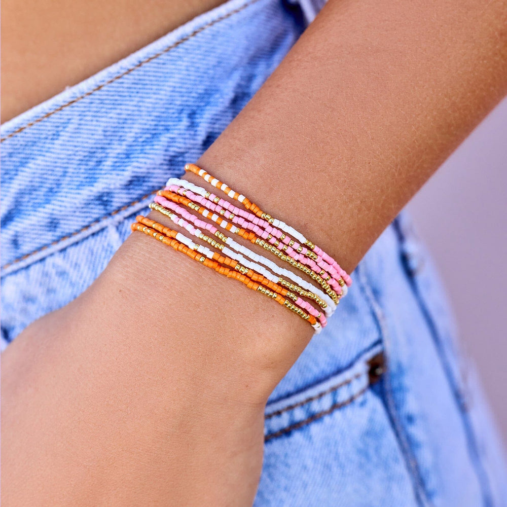 Warm Breeze Stretch Bracelet Set of 8 2