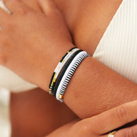 Monochrome Stretch Bracelet Set of 3 Gallery Thumbnail