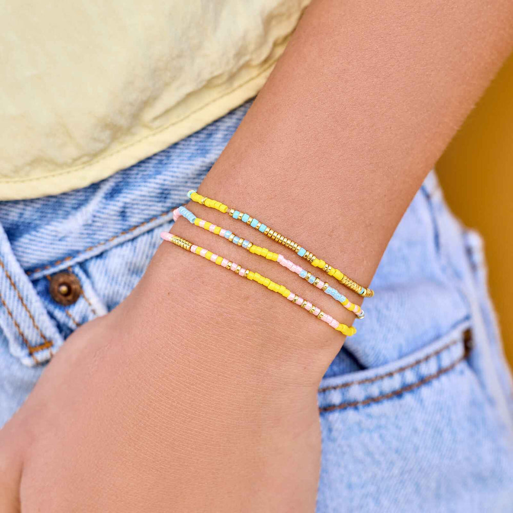 Sunset Beach Stretch Bracelet Set of 3 4