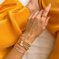 Warm Breeze Stretch Bracelet Set of 3 Gallery Thumbnail