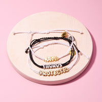 Bubble Letter Bracelet Gallery Thumbnail