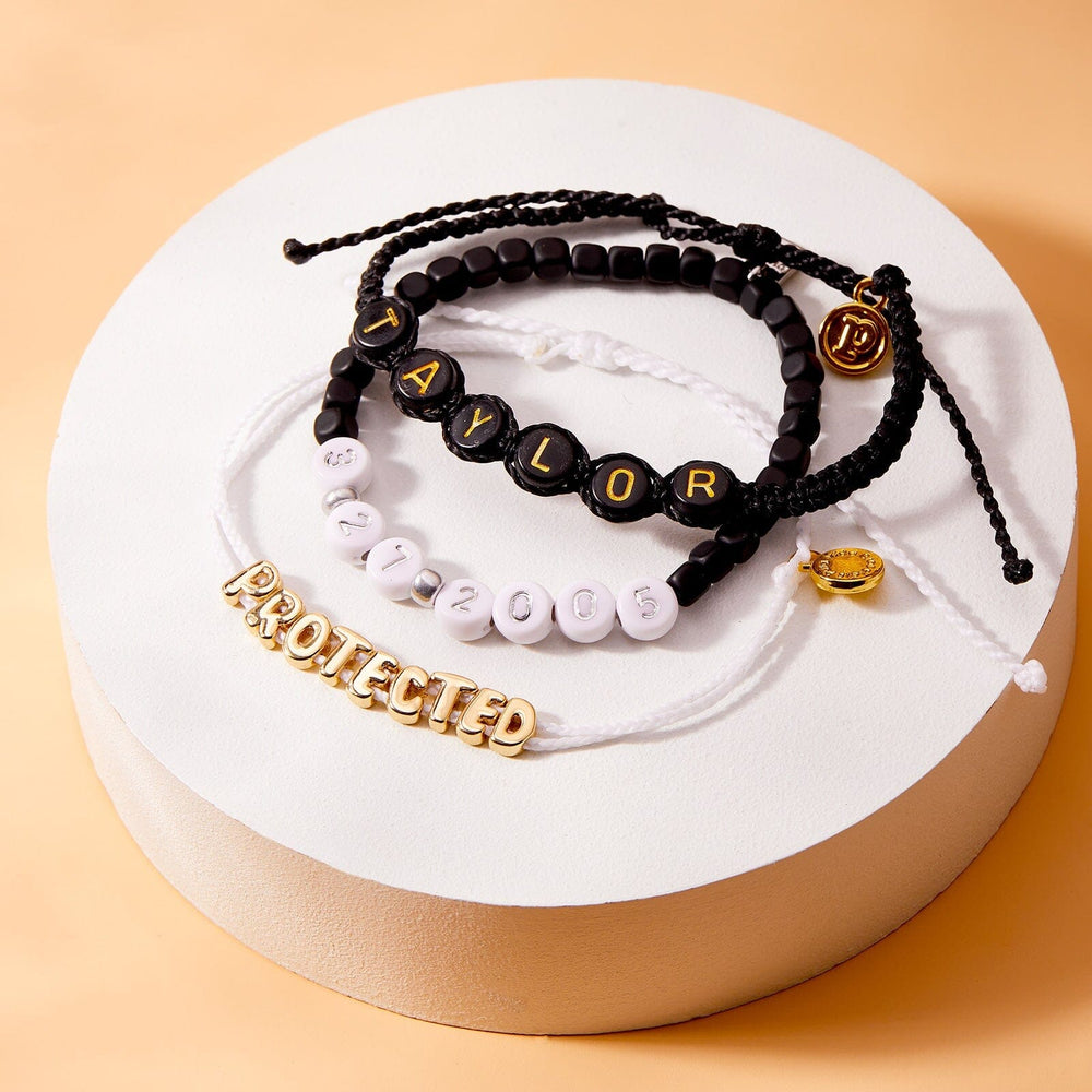 Bubble Letter Bracelet 18