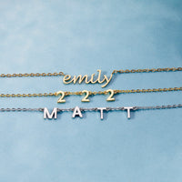 Name Charm Necklace Gallery Thumbnail