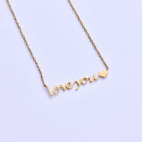 Script Letter Necklace Gallery Thumbnail