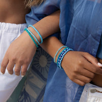 Aqua Stretch Bracelet Gallery Thumbnail