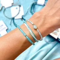 Aqua Stretch Bracelet Gallery Thumbnail