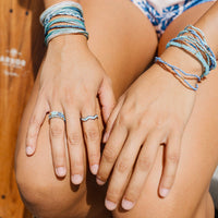 Aqua Stretch Bracelet Gallery Thumbnail