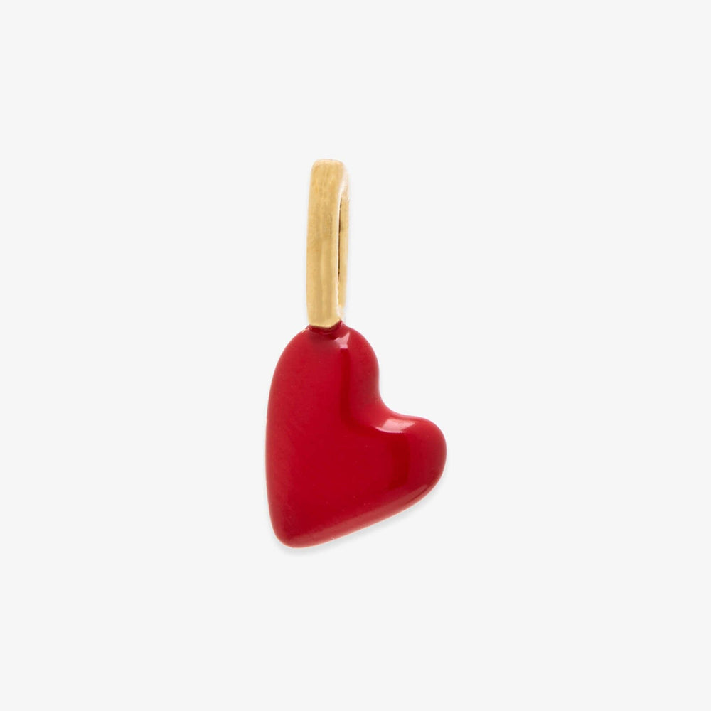 Harper Enamel Puffy Heart Charm 1