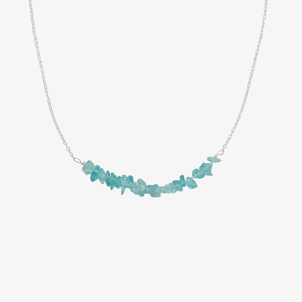 Aquamarine Chip Choker 1