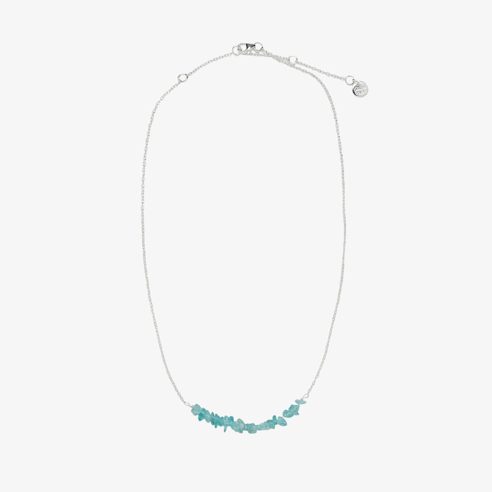 Aquamarine Chip Choker 2