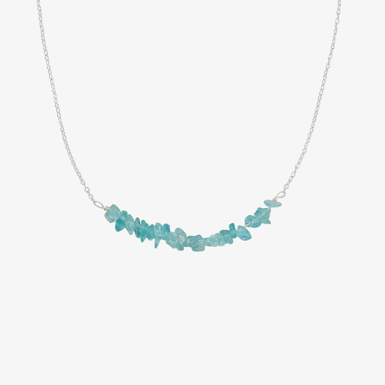 Aquamarine Chip Choker