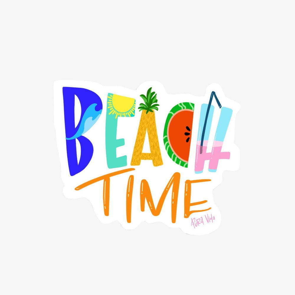 Beach Time Sticker 1