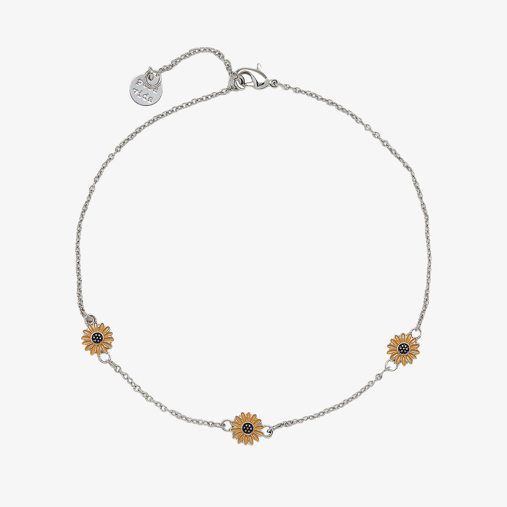 Enamel Sunflower Anklet 1