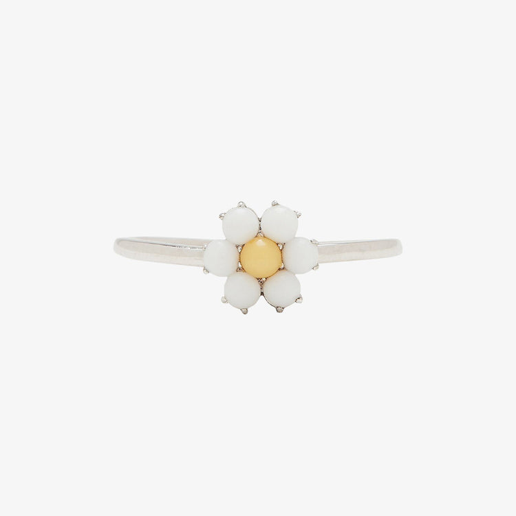 Gemstone Daisy Ring