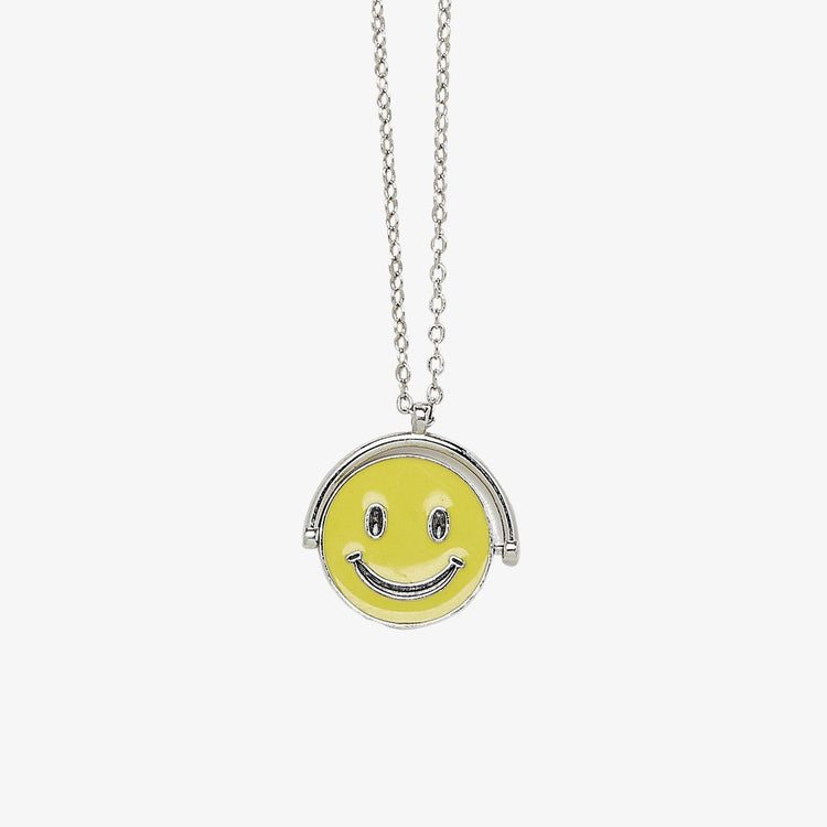 Happy Face Spinner Necklace