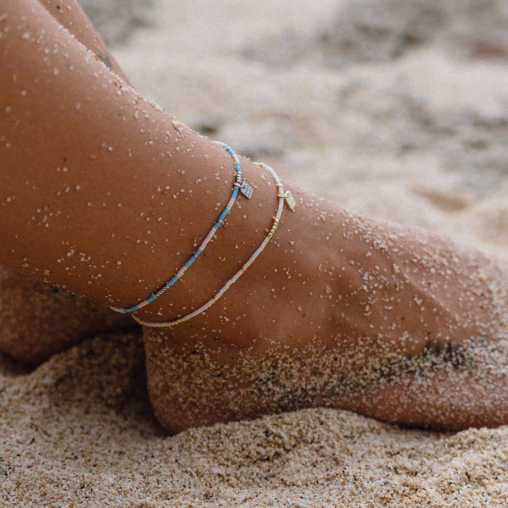 Ventura Stretch Bead Anklet 3