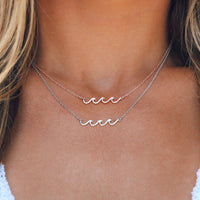 Delicate Wave Necklace Gallery Thumbnail