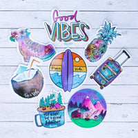 Script Good Vibes Sticker Gallery Thumbnail