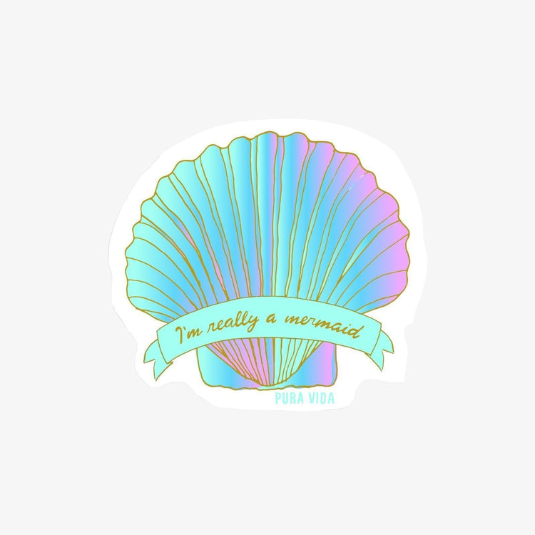 Mermaid Shell Sticker