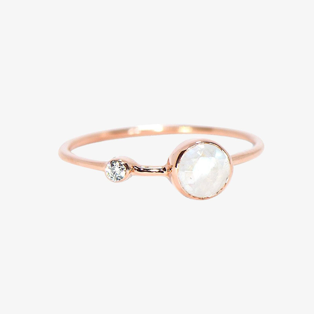 Moonstone Double Stone Ring 1