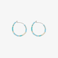 Playa Seed Bead Hoop Earrings Gallery Thumbnail