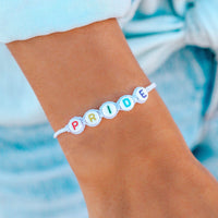 Pride Alphabet Bead Bracelet Gallery Thumbnail