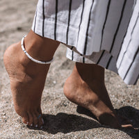 Puka Shell Stretch Anklet Gallery Thumbnail