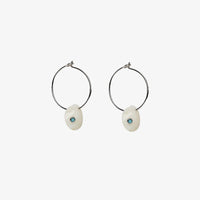 Real Shell Hoop Earrings Gallery Thumbnail