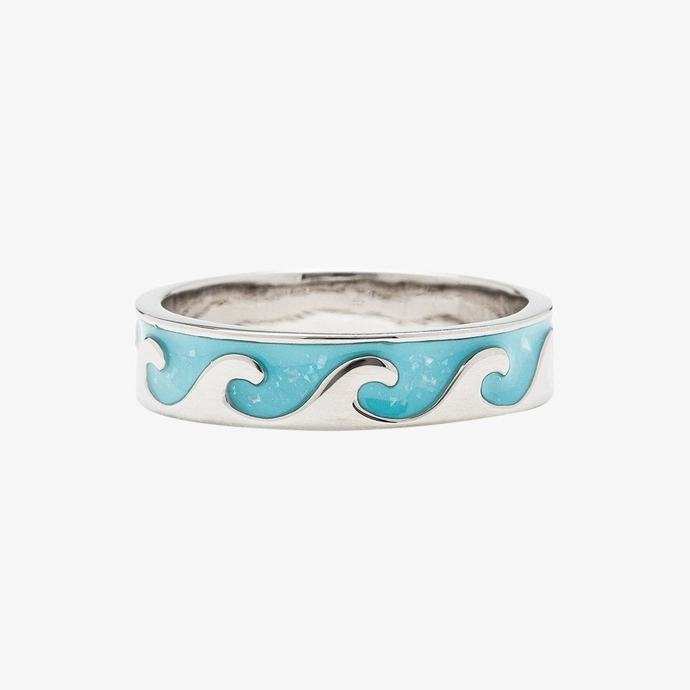 Reversible Enamel Wave Ring 2