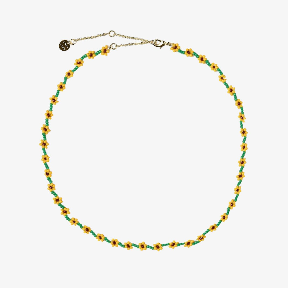 Sunflower Seed Bead Choker 1