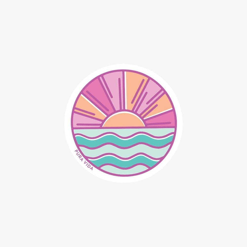 Tropical Sunset Sticker 1