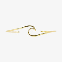 Gold Wave Cuff Bracelet