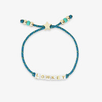 Bungee Cord Alphabet Beaded Bracelet