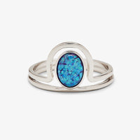 Crowned Opal Ring