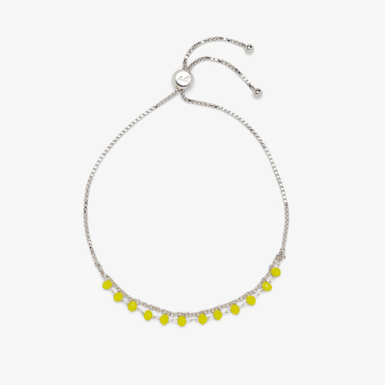 Neon Chain Slider Bracelet