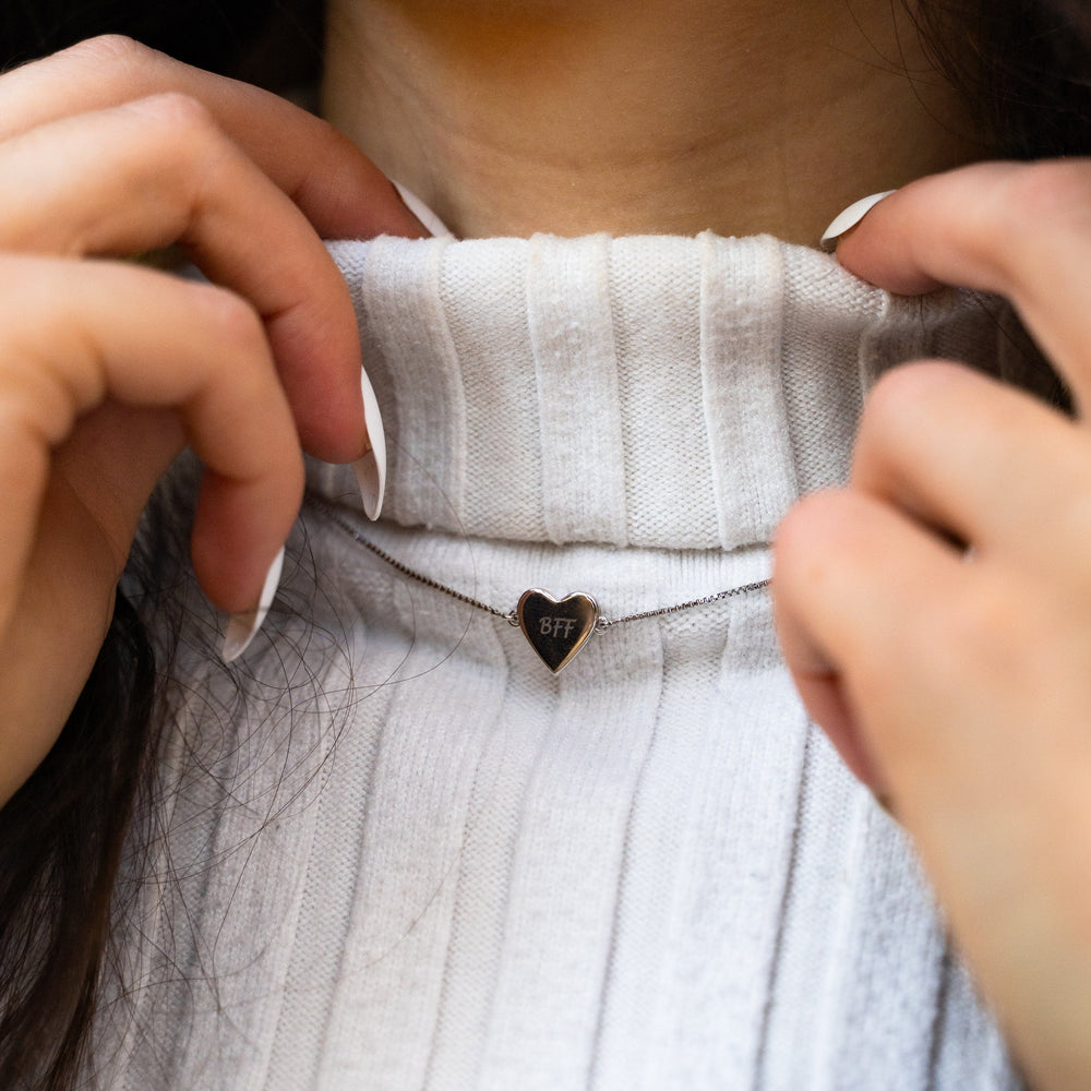 Engravable Heart Choker 10