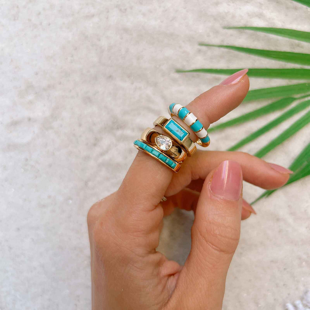 Tulum Turquoise Ring 5