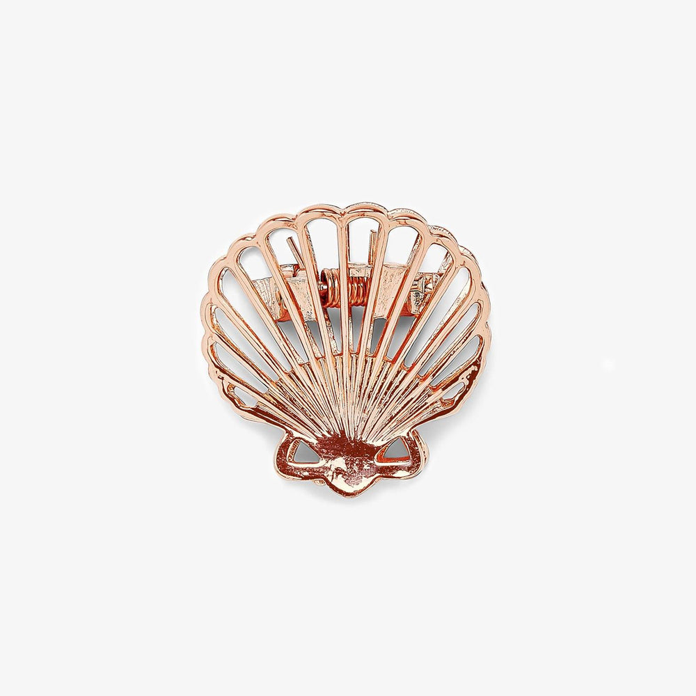 Rose Gold Shell Claw Clip 1