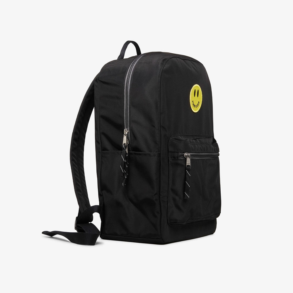 Black Smiley Face Classic Backpack 2