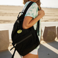 Black Smiley Face Classic Backpack Gallery Thumbnail