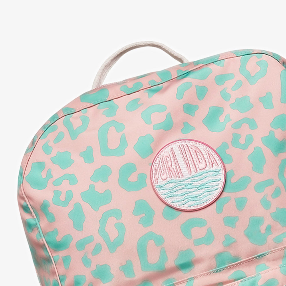 Pastel Cheetah Classic Backpack 7